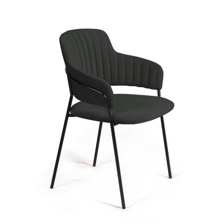 Стул Бриз, бархат антрацит 14