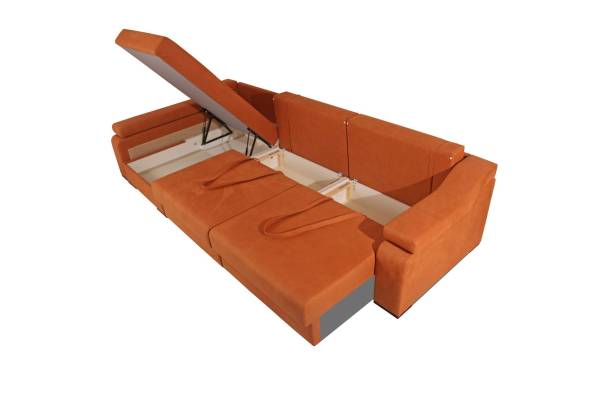 Престиж-01 А диван-кровать с шезлонгом с коротким подлокотником