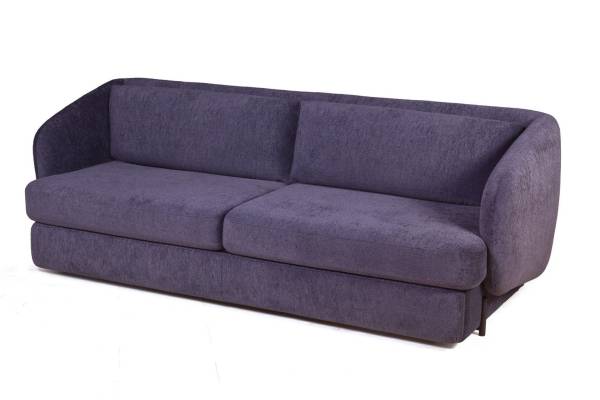 Бабл диван-кровать прямой, микромех Plush mistic