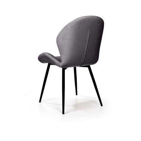 Стул Ральф, бархат антрацит 14