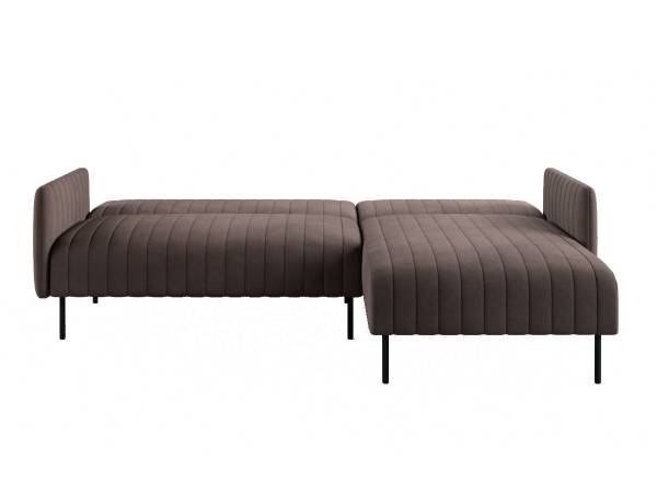Baccara диван-кровать с шезлонгом, с подлокотниками, бархат 13