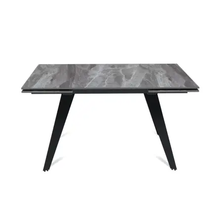 Стол раскладной Рейн (140+40+40), керамика глянцевая Italian Light Grey