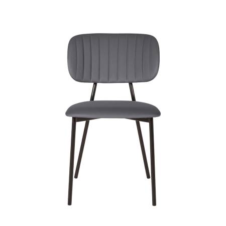 Стул Фрост, бархат серый 27