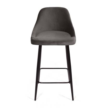 Стул полубарный Дуглас, бархат антрацит 14