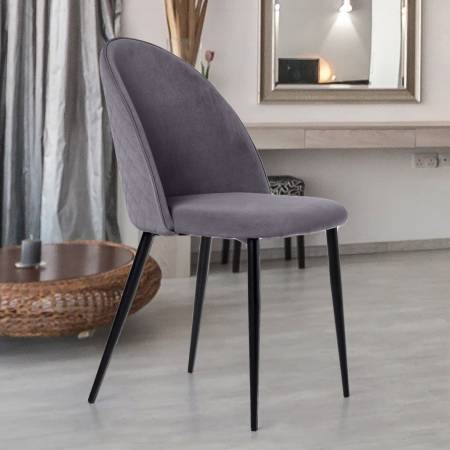 Стул Marcus, бархат серый 27