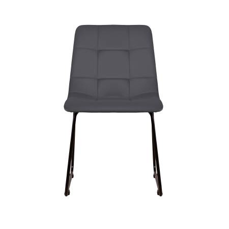 Стул Duo, комплект (2 шт), бархат серый 27