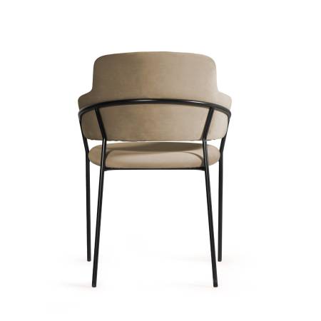 Стул Бриз, бархат бежевый 5