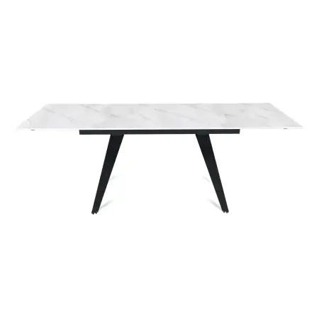 Стол раскладной Рейн (140+40+40), керамика матовая Snow Mountain Stone