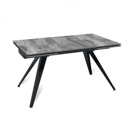 Стол раскладной Асти (140+40+40), керамика глянцевая Italian Light Grey