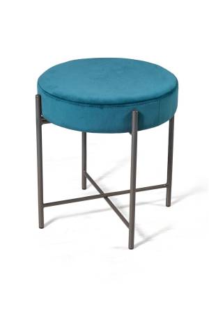 Пуф Дастин, основание антрацит, бархат 87