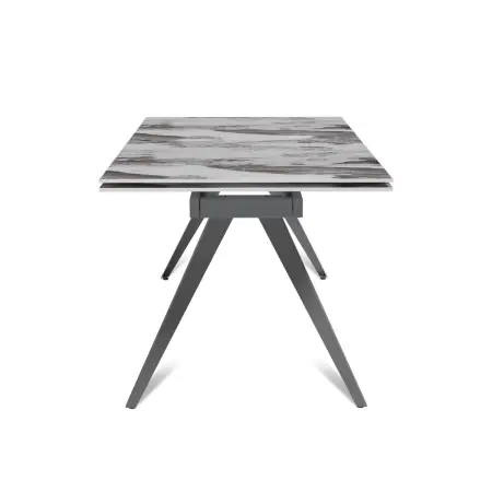 Стол раскладной Асти (160+40+40), керамика глянцевая Pandora