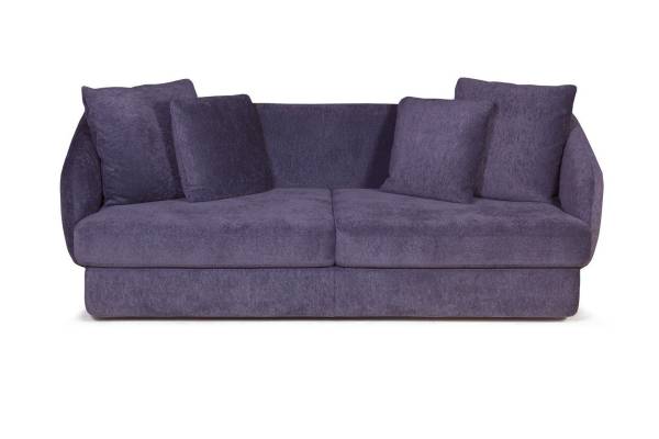 Бабл диван-кровать прямой, микромех Plush mistic