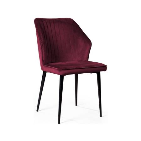 Стул Берг, бархат винно-красный 16 new
