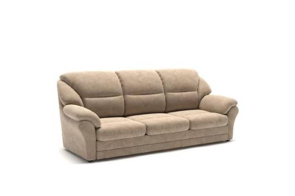 Сан-Ремо диван-кровать прямой велюр бежевый / механизм седафлекс