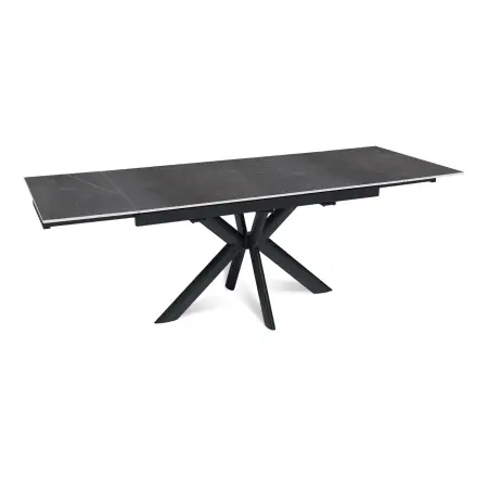 Стол раскладной Стронг (140+40+40), керамика матовая Armani Grey