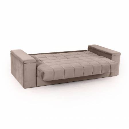 Verona диван-кровать прямой велюр бежевый