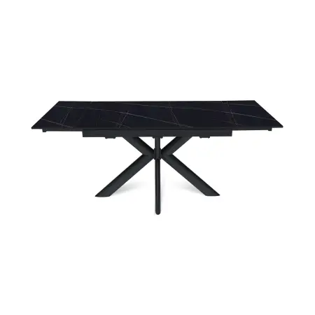 Стол раскладной Стронг (120+30+30), керамика матовая Black Gold
