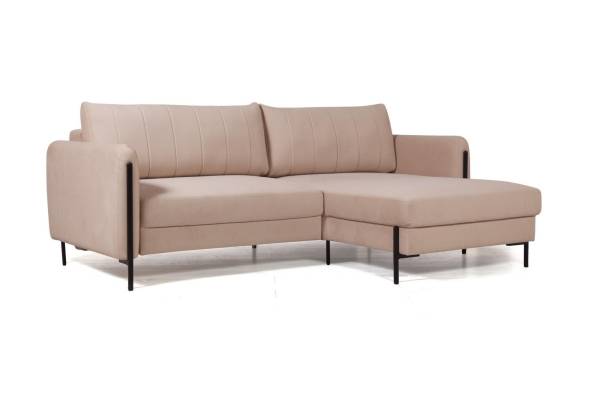 Барселона диван-кровать с шезлонгом, бежевый