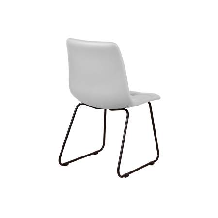 Стул Duo, комплект (2 шт), бархат светло-серый 04