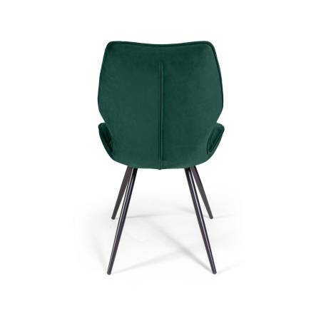 Стул Флеш ромб, бархат зеленый 19