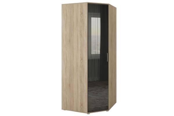 Шкаф угловой СИЛЬВИЯ ШУ(г) фасад глянцевый (Антрацит)