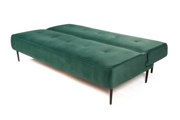 Seattle диван-кровать прямой, без подлокотников, бархат зеленый 19