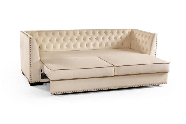 Amelia диван-кровать велюр бежевый