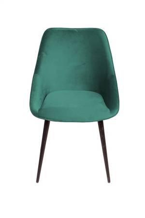 Стул НЕО бархат зеленый 19/опора конус