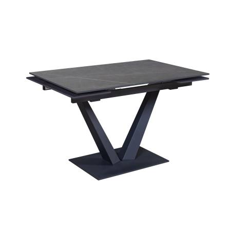 Стол раскладной Малибу (120+30+30), керамика матовая Armani Grey