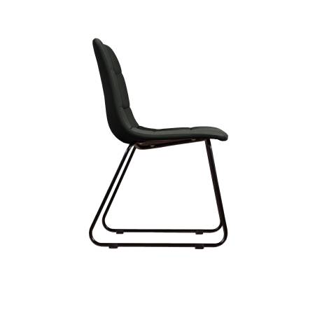 Стул Duo, комплект (2 шт), бархат антрацит 14