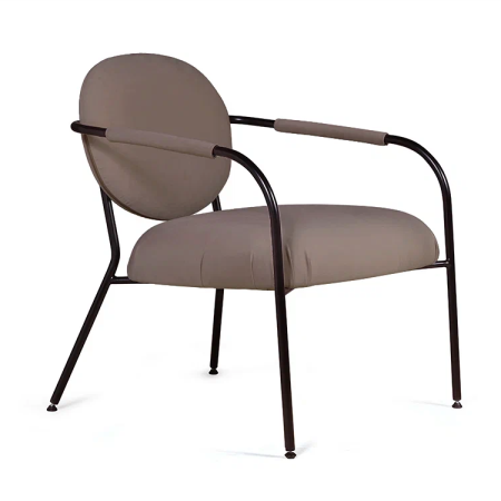 Лаунж кресло ЭГО, велюр коричневый