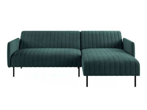 Baccara диван-кровать с шезлонгом, с подлокотниками, бархат 87
