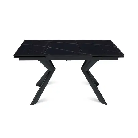 Стол раскладной Bridge (160+40+40), керамика матовая Black Gold