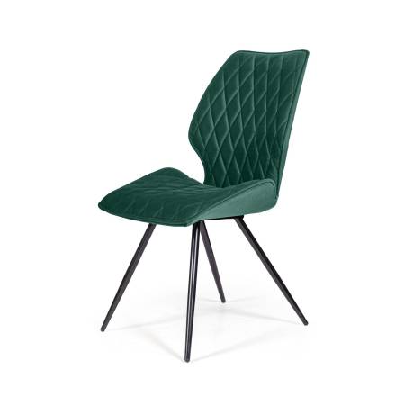 Стул Флеш ромб, бархат зеленый 19