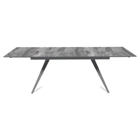 Стол раскладной Асти (160+40+40), керамика глянцевая Italian Light Grey