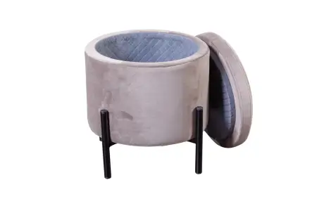 Пуф Гранд круглый, бархат 26