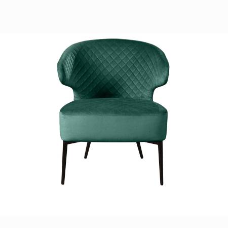 Кресло Richard ромб, бархат зелёный 19