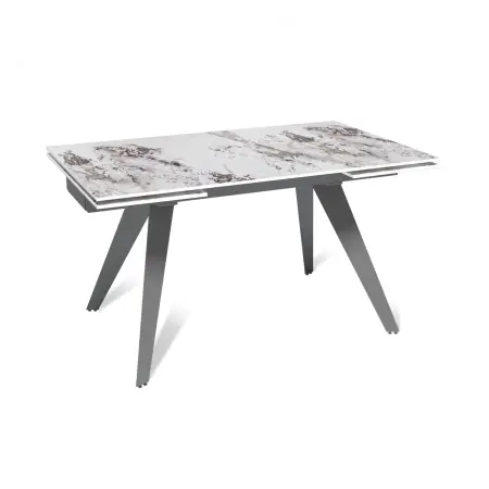 Стол раскладной Рейн (140+40+40), керамика глянцевая Patagoniya
