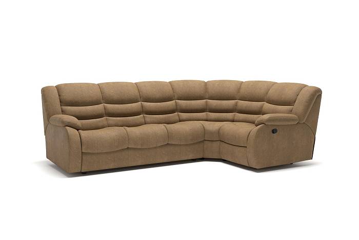 Ridberg диван-кровать угловой замша бежевый