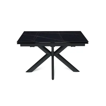 Стол раскладной Стронг (120+30+30), керамика матовая Black Gold